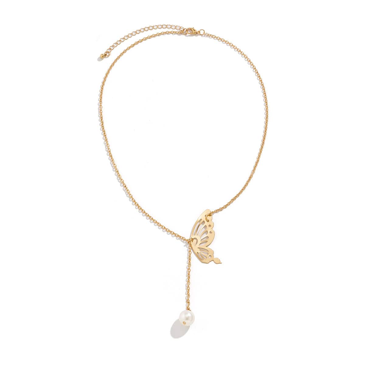 Collier de dos papillon