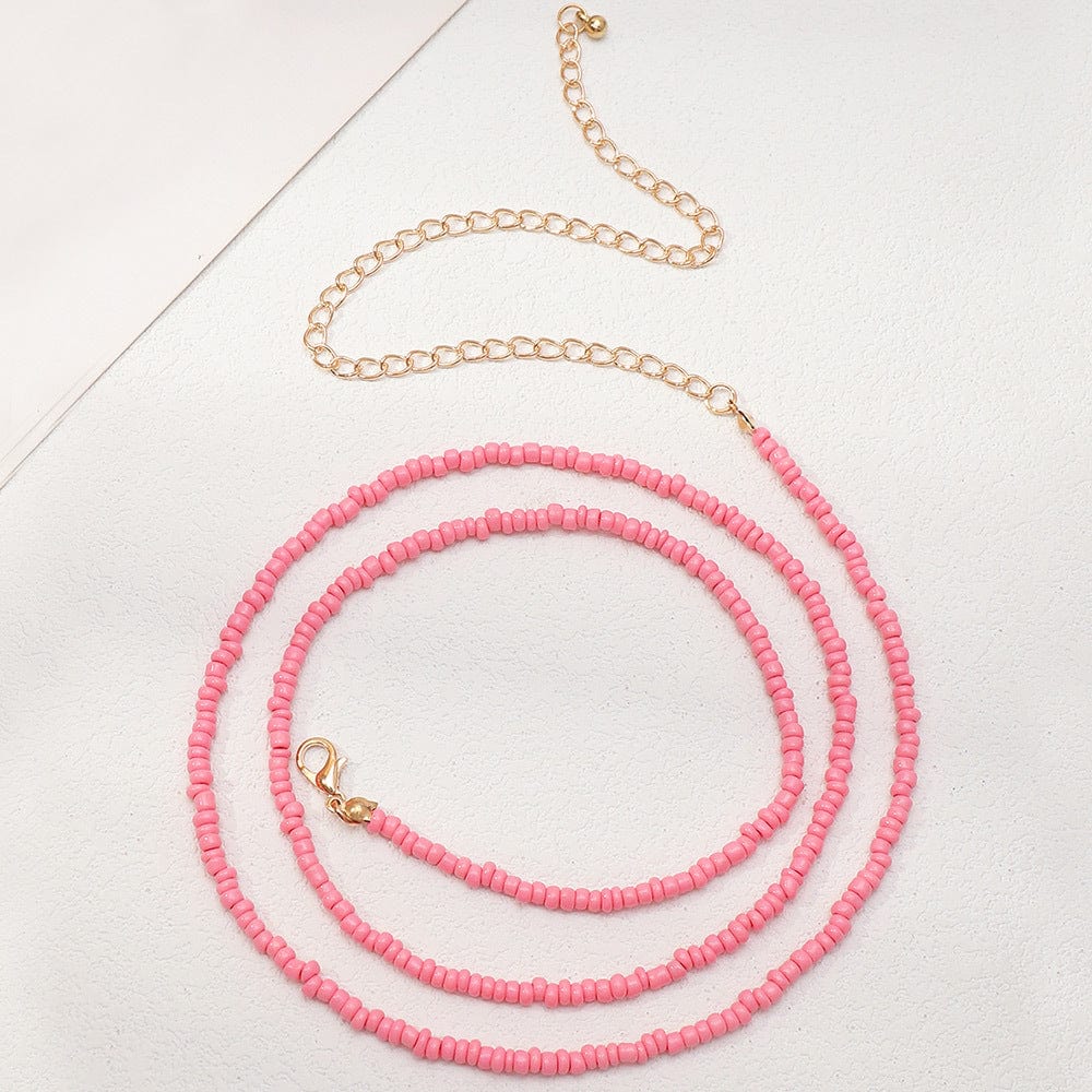 Collier de taille perles