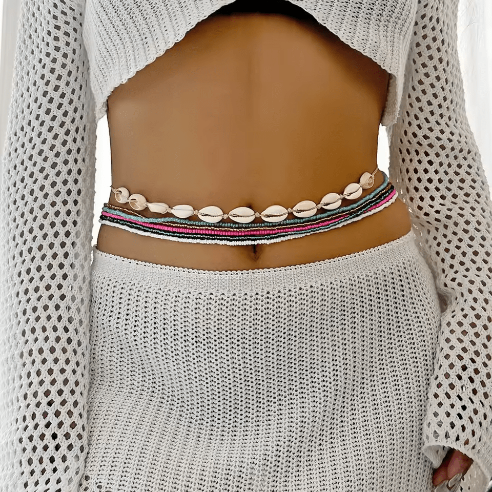 Collier de Ventre Perles Plage