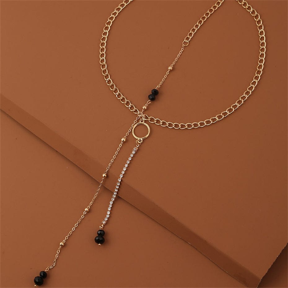 Collier dos mariée boheme