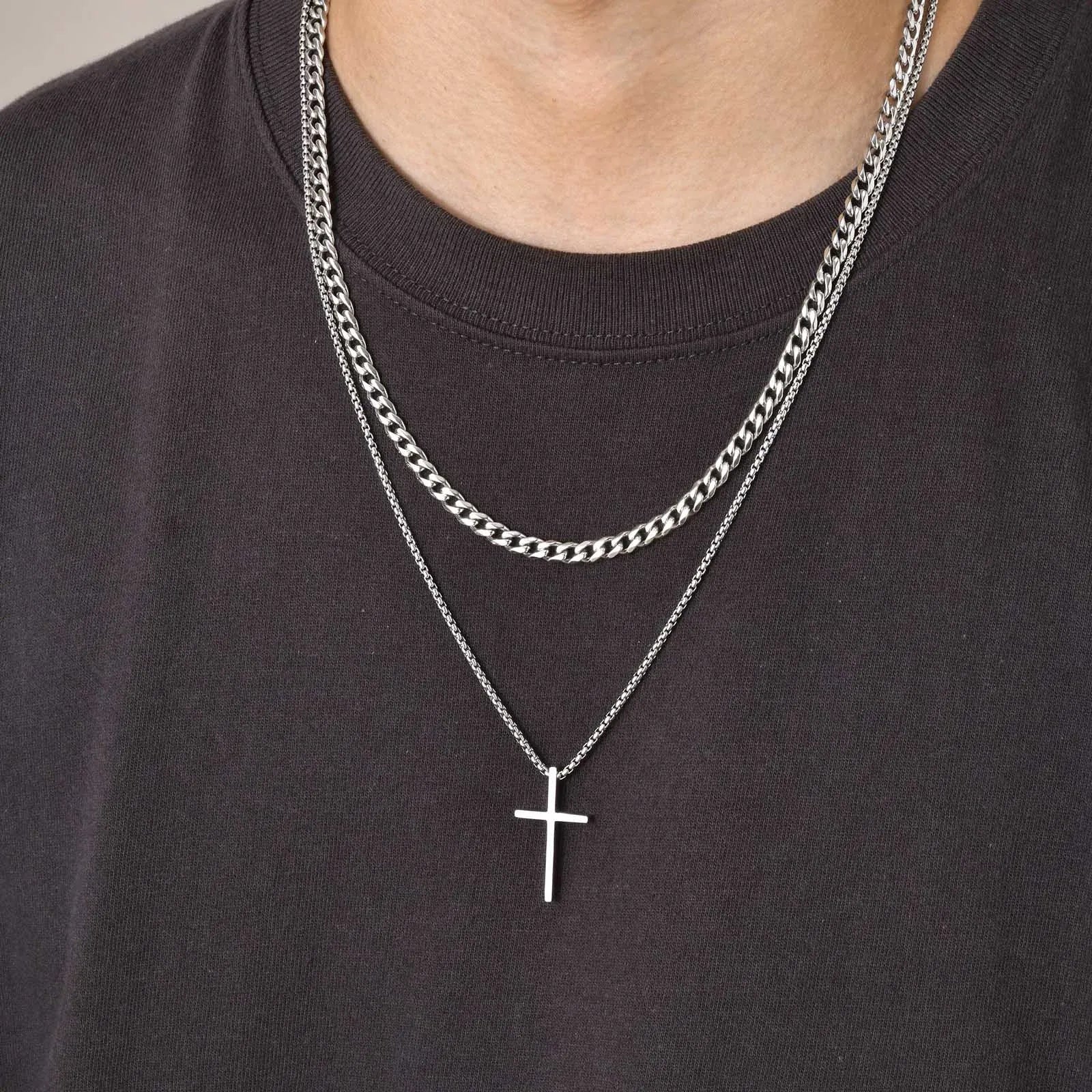 Collier en Croix pour Homme