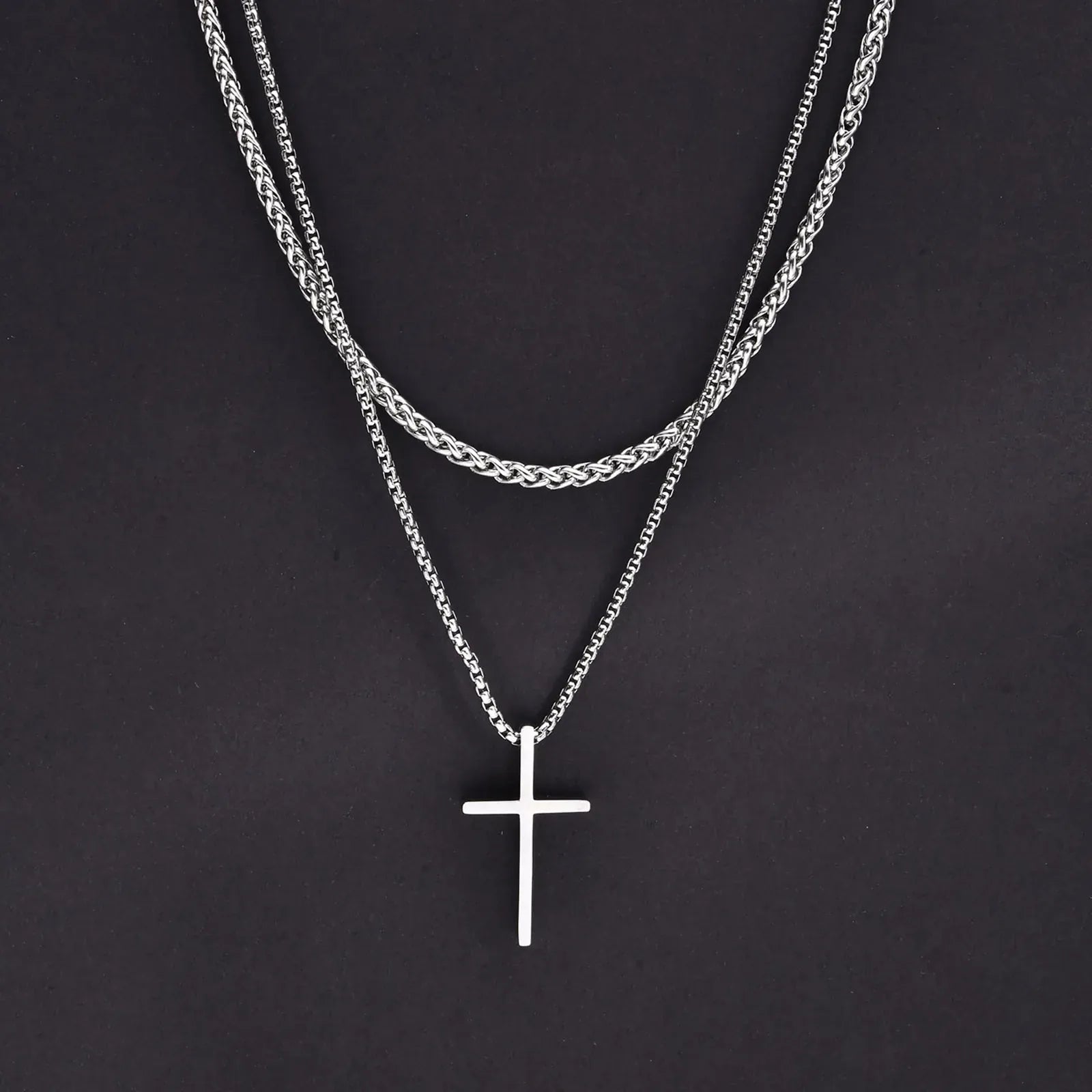 Collier en Croix pour Homme