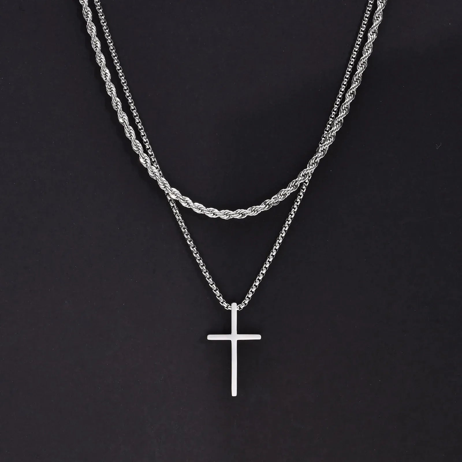 Collier en Croix pour Homme