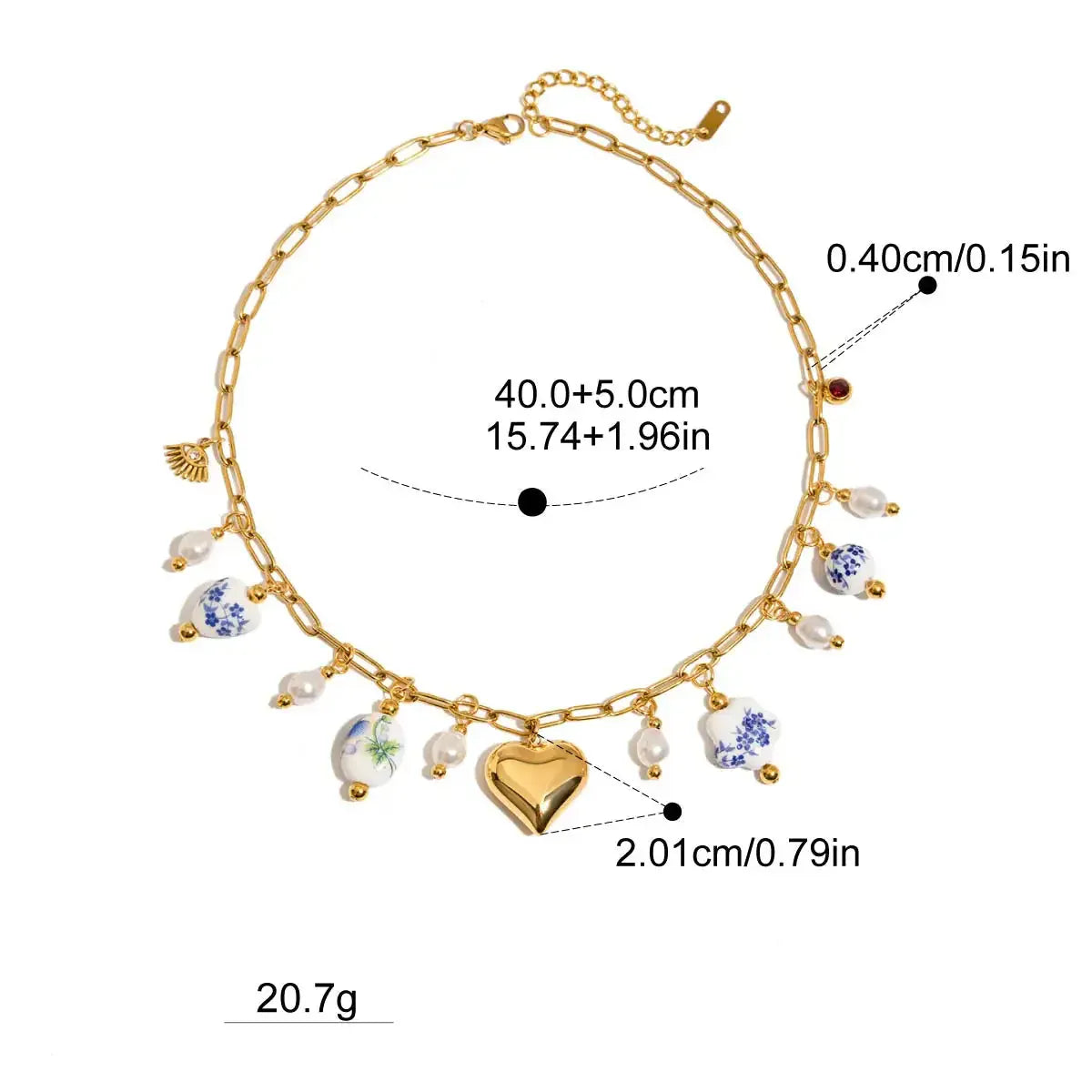 Collier Femme avec Charms
