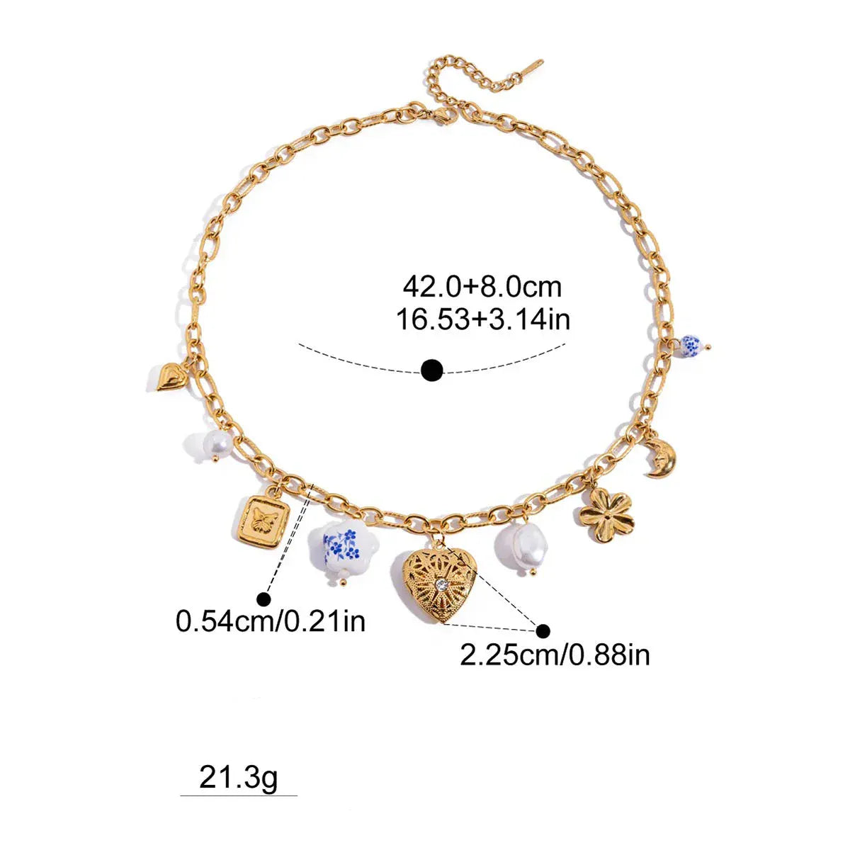 Collier Femme avec Charms