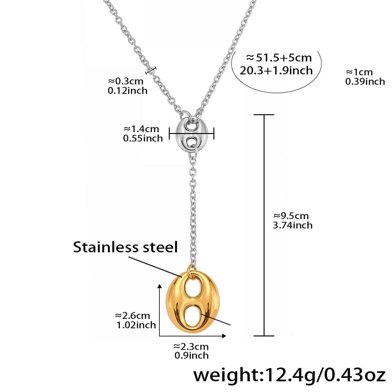 Collier Graine de Café Femme