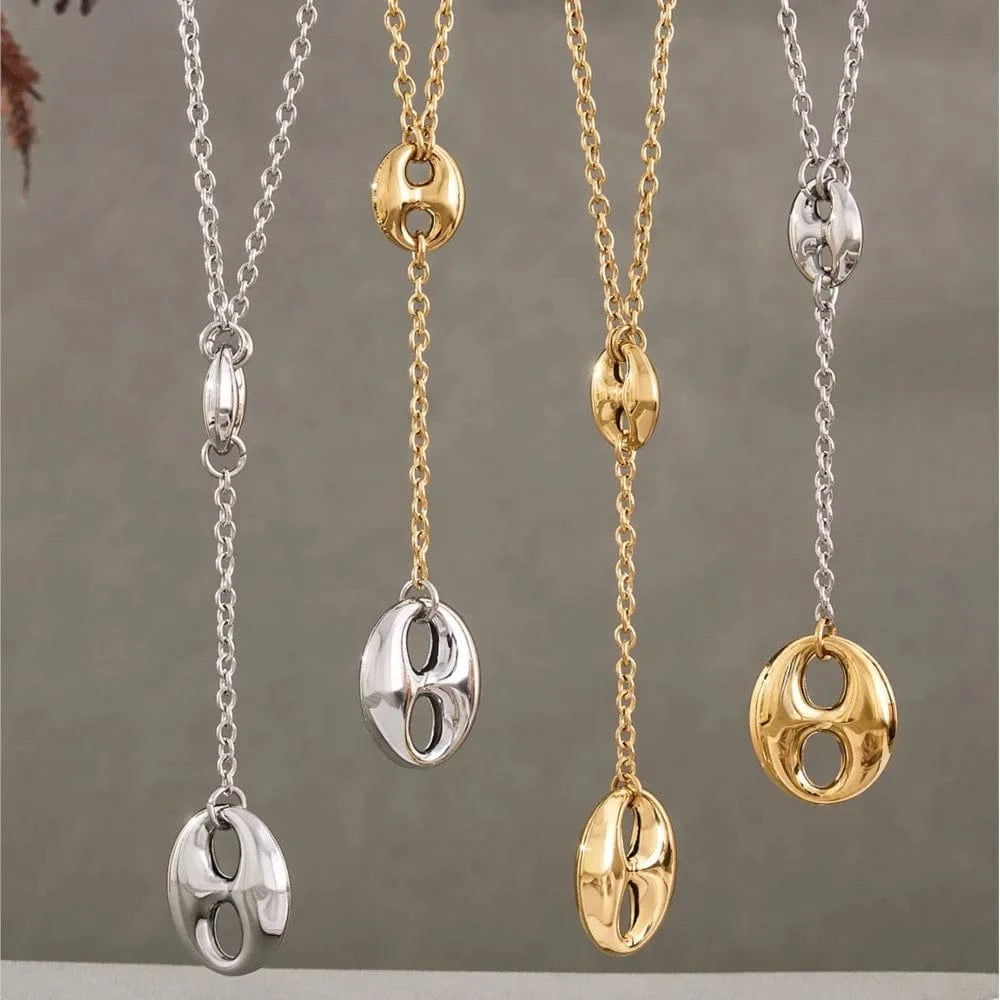 Collier Graine de Café Femme