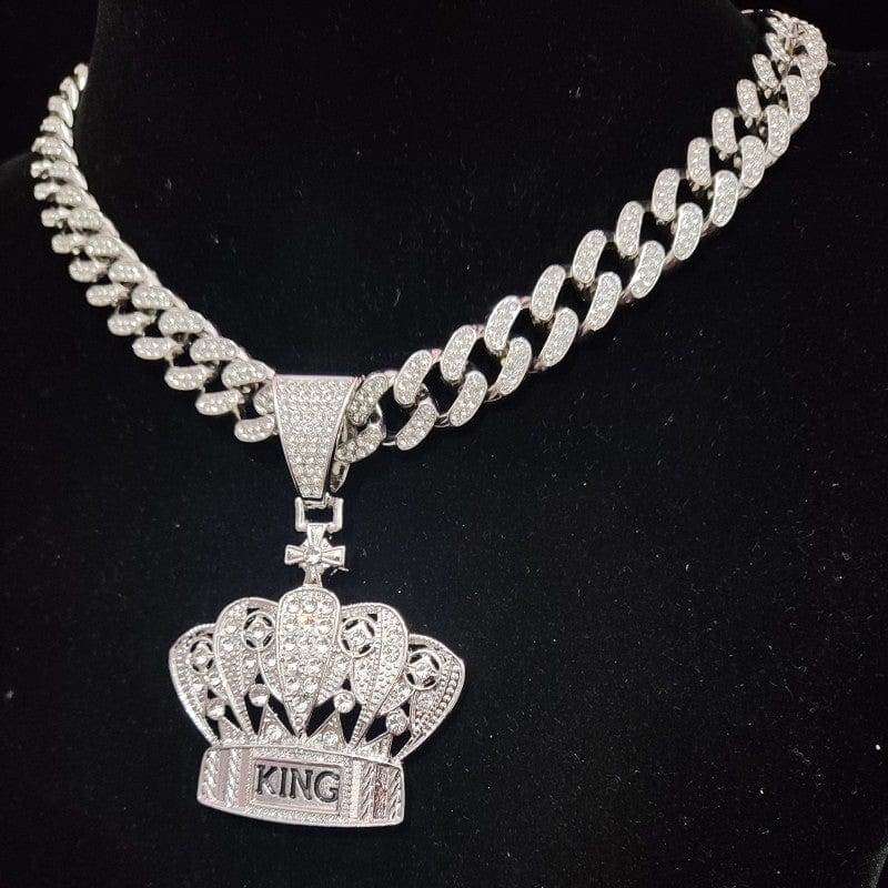 Collier homme hip hop king