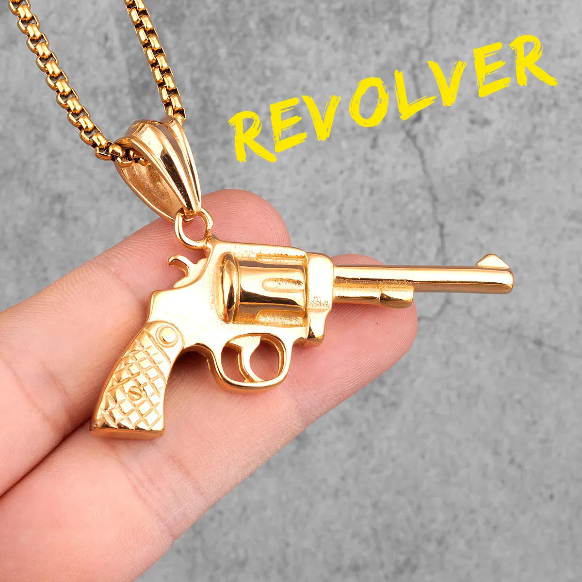 Collier Homme Pistolet