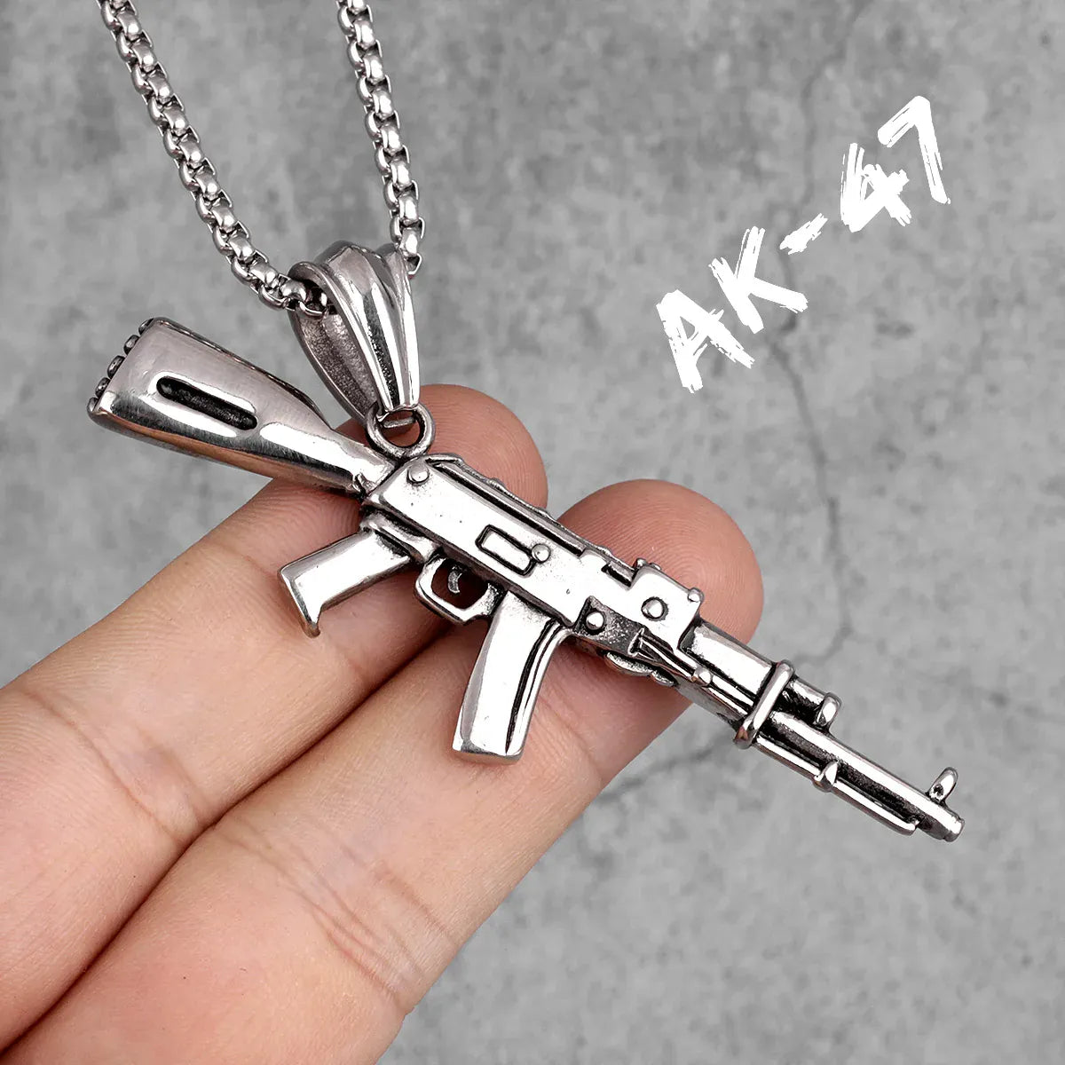 Collier Homme Pistolet