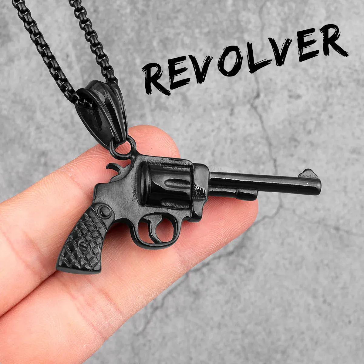 Collier Homme Pistolet