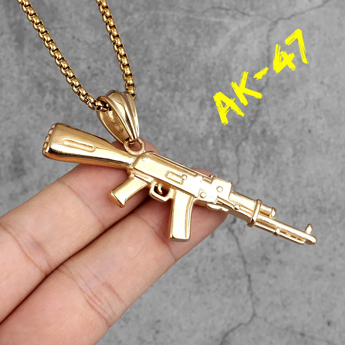 Collier Homme Pistolet