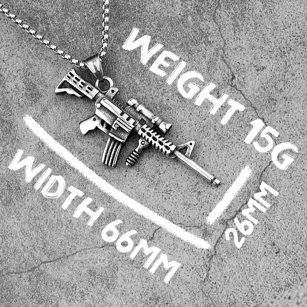 Collier Homme Pistolet
