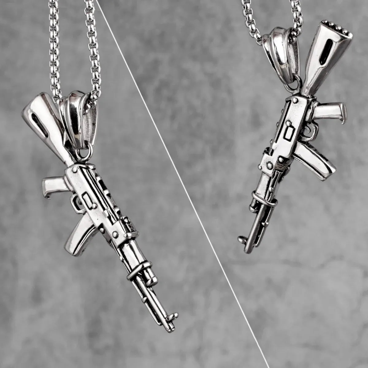 Collier Homme Pistolet