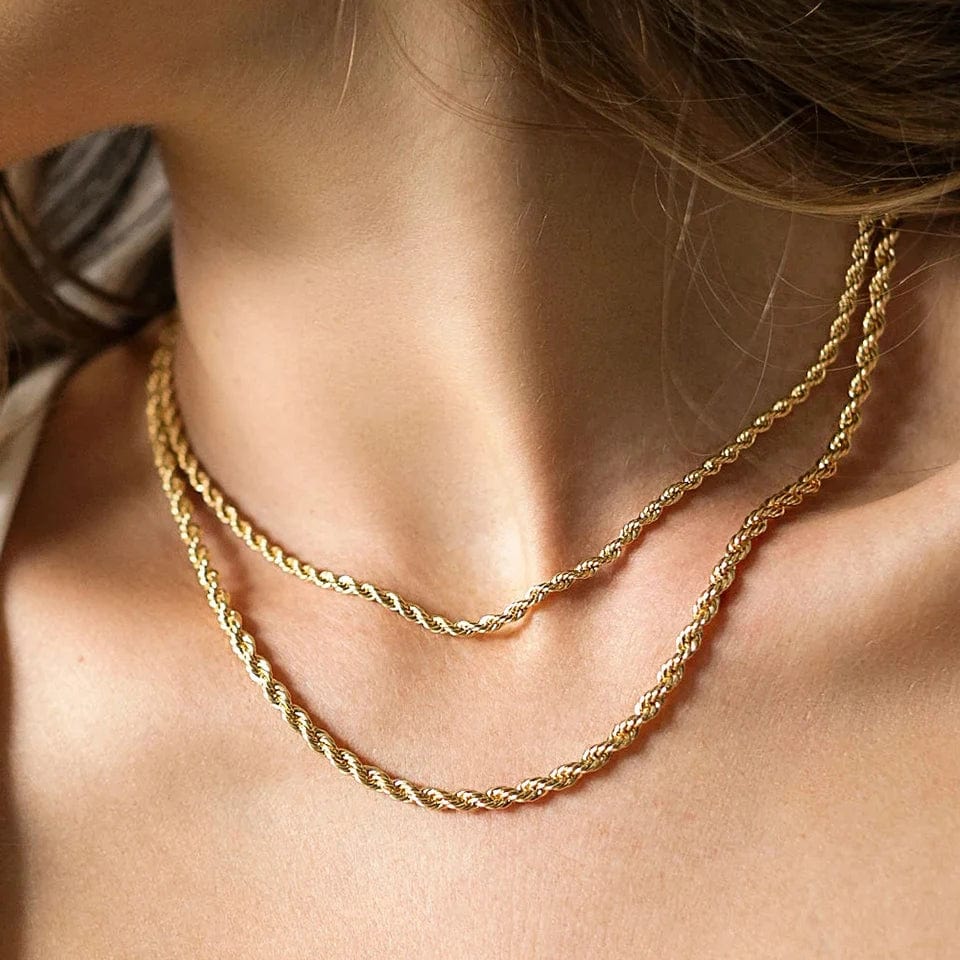 Collier Maille Tressée