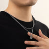 Collier main de fatma homme