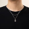 Collier main de fatma homme