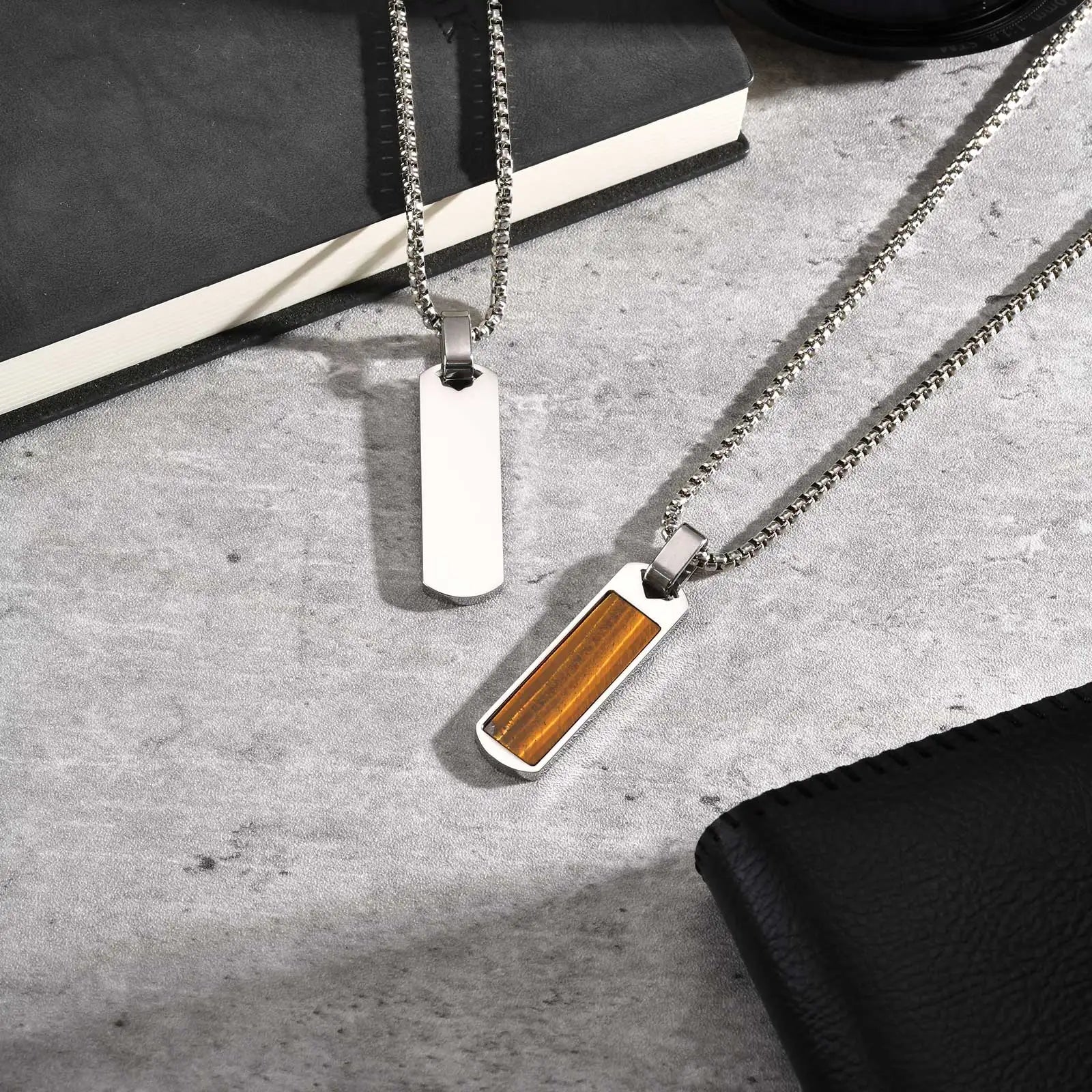 Collier Pierre Naturelle Homme