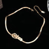 Collier ras de cou ceinture