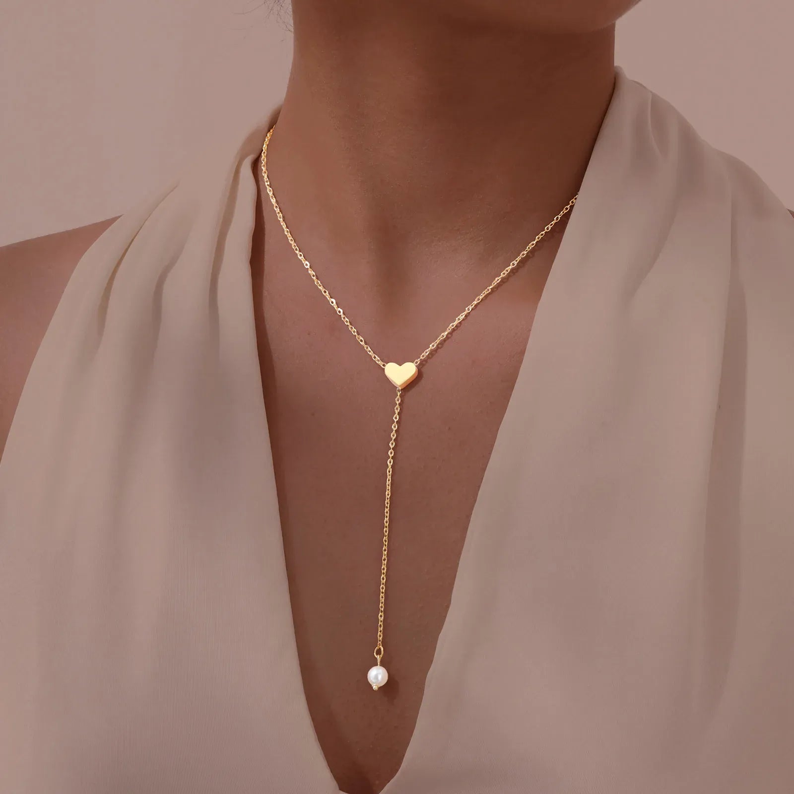 Collier Sautoir Coeur