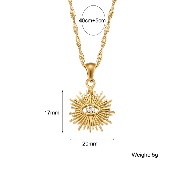 Collier Soleil Oeil