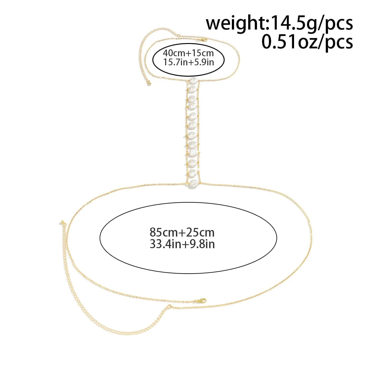 Collier Tombant Poitrine