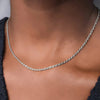 Collier Torsadé Argent