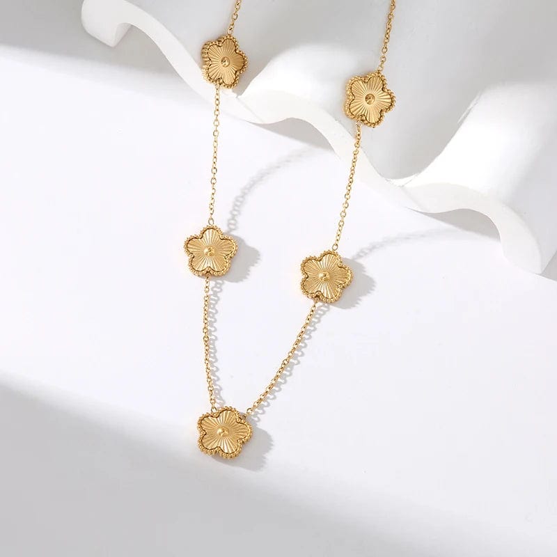 Collier Trefle Acier Inoxydable