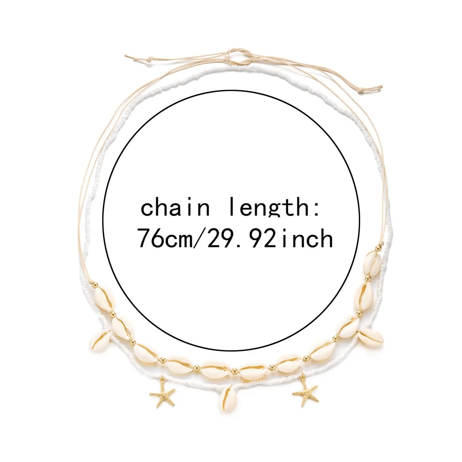 Double Chaine de Ventre Perles