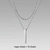 Double Chaine Homme