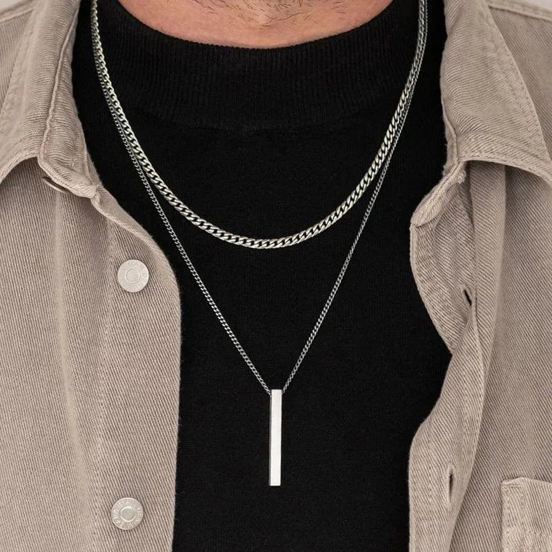 Double Chaine Homme