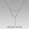 Double Chaine Homme