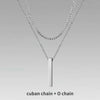 Double Chaine Homme