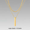 Double Chaine Homme