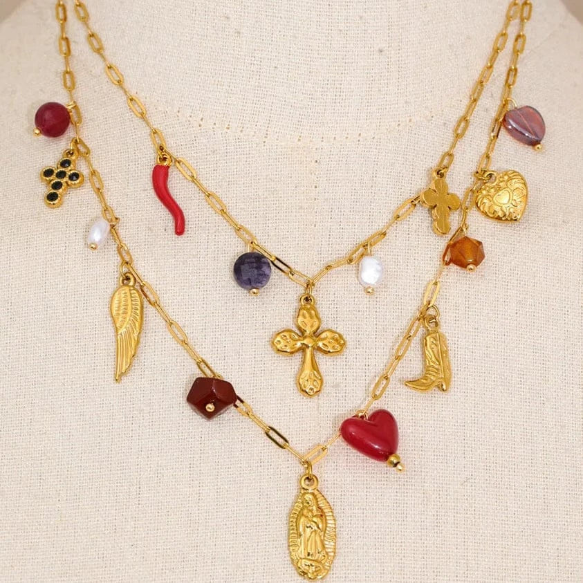 Double Collier Charms