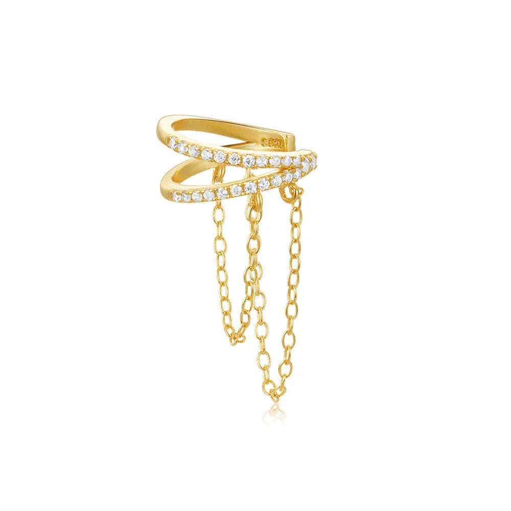 Double Ear Cuff Chaine