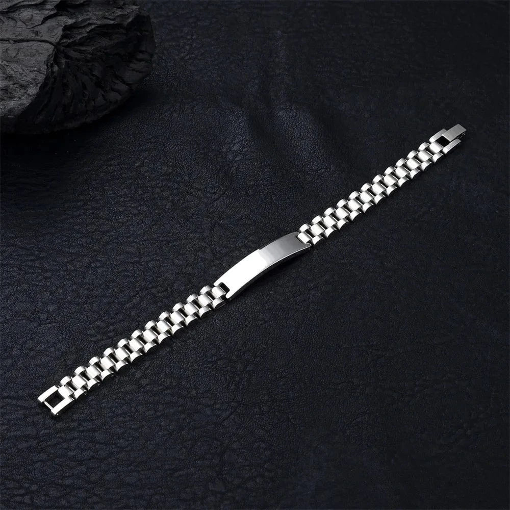 Gourmette Acier Inoxydable Homme