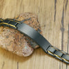 Gourmette Noir Homme