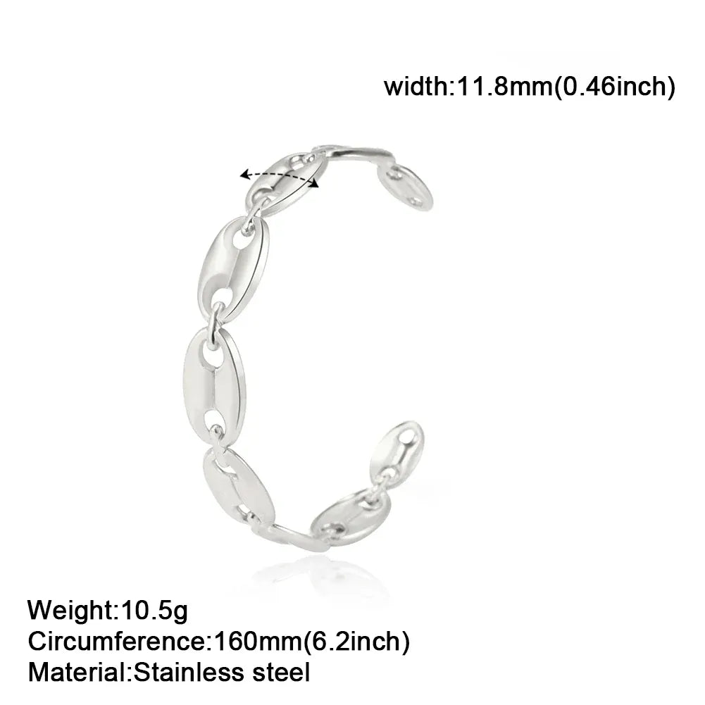 Jonc Ouvert Grain de Café