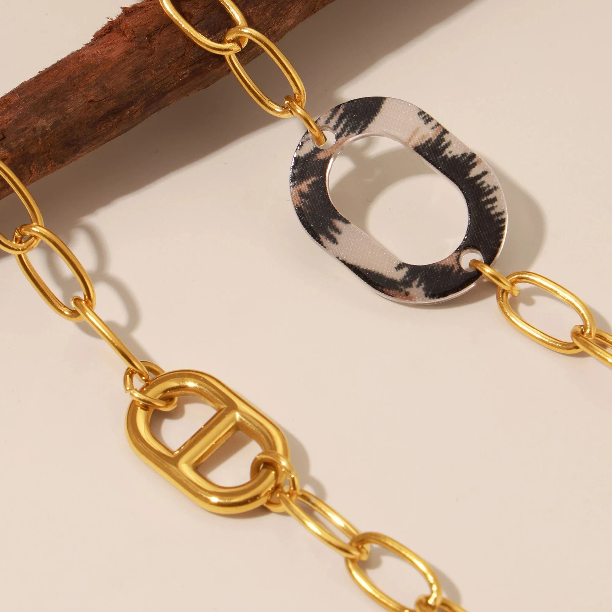 Long Collier Grain de Café