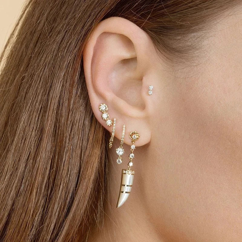 Petites Boucles d'Oreilles Grimpantes