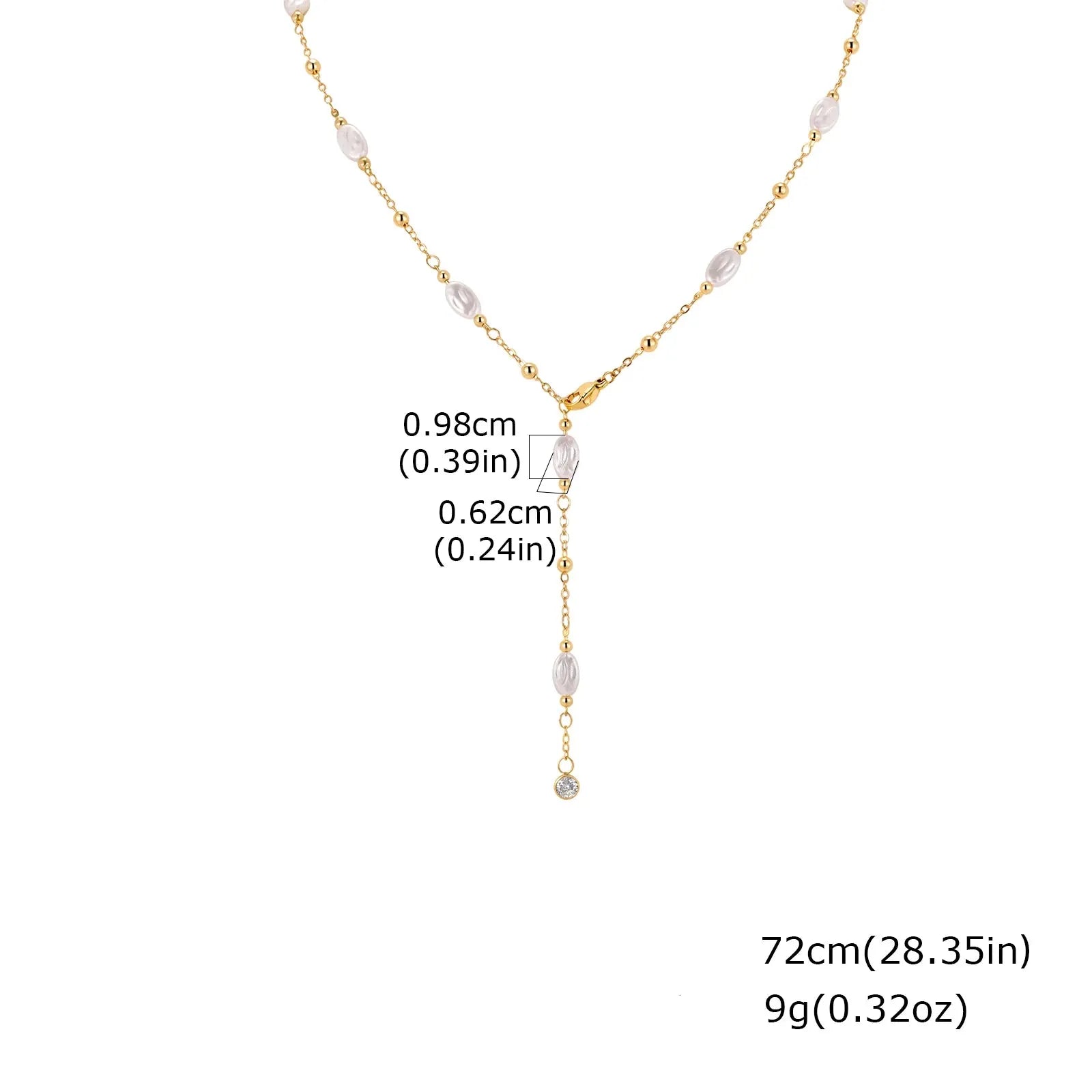 Sautoir Perle Ajustable