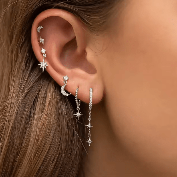 Trio de Boucles d'Oreilles