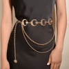 Triple Collier de Ventre Lune