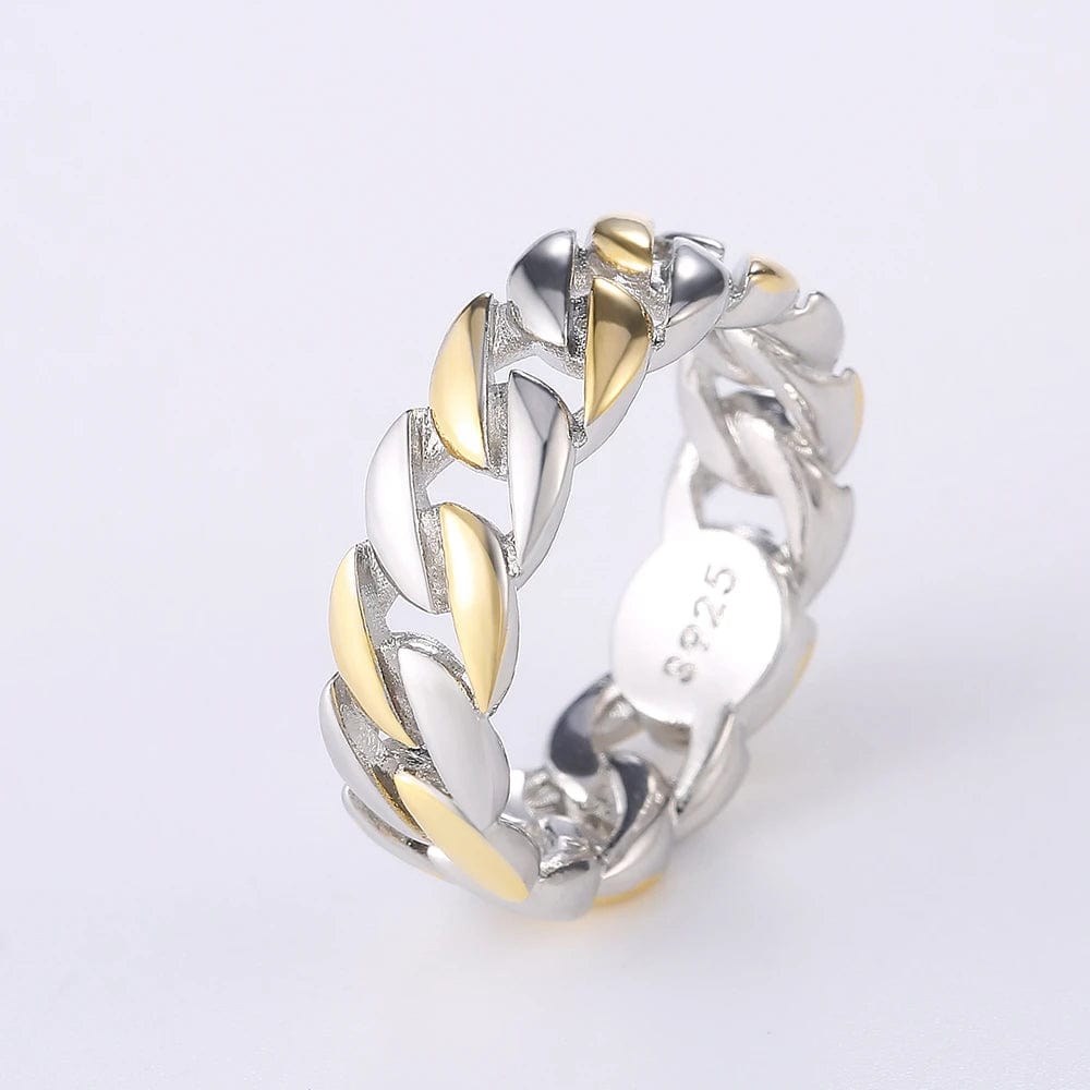 Bague argent tressé homme