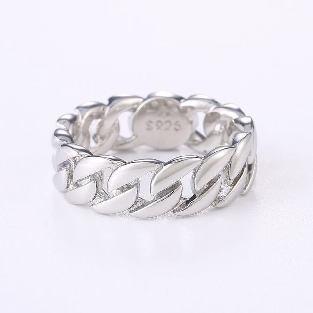 Bague argent tressé homme