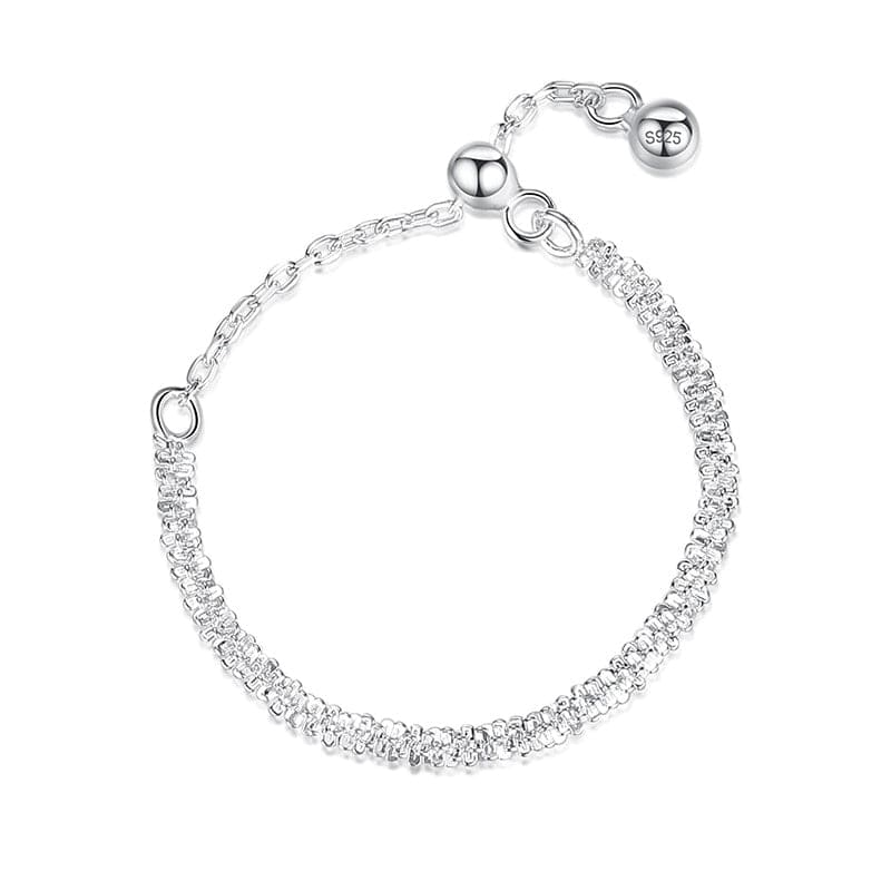 Bague chaine argent 925