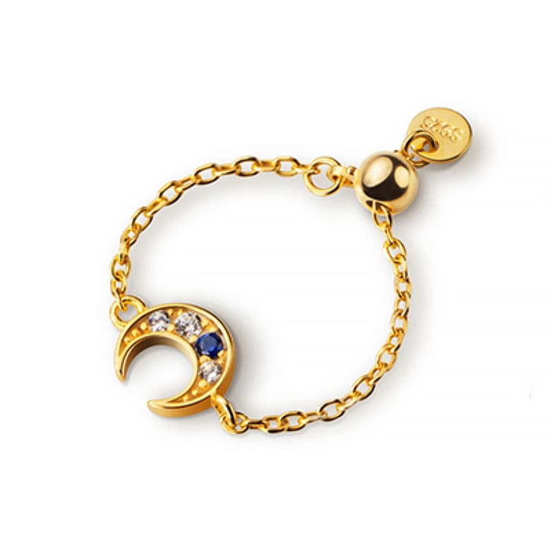 Bague chaine or jaune