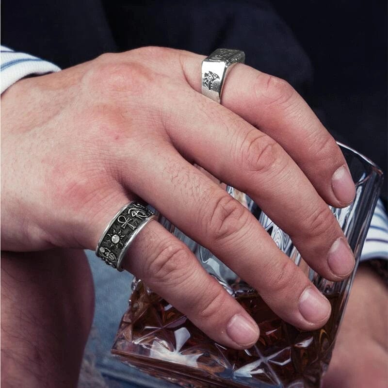 Bague égyptienne homme