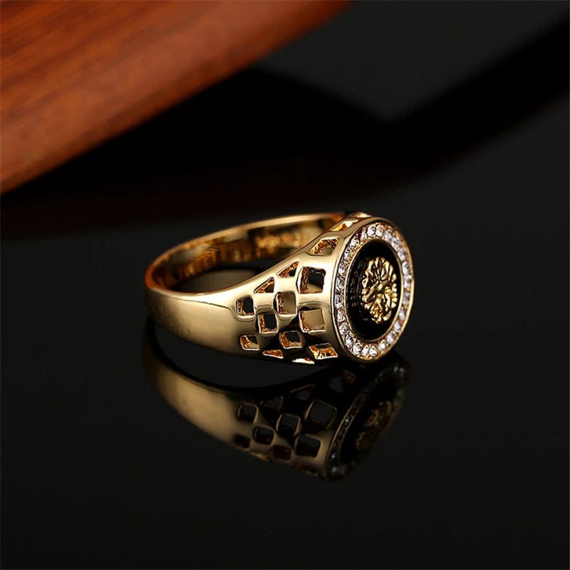 Bague medusa homme